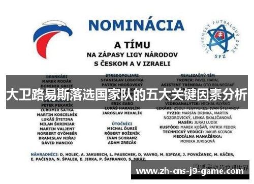 大卫路易斯落选国家队的五大关键因素分析