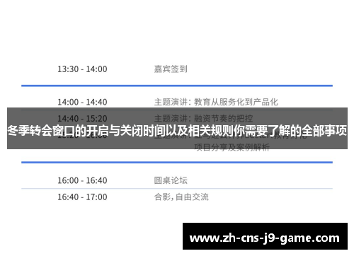 冬季转会窗口的开启与关闭时间以及相关规则你需要了解的全部事项 冬季转会窗口的开启与关闭时间以及相关规则你需要了解的全部事项